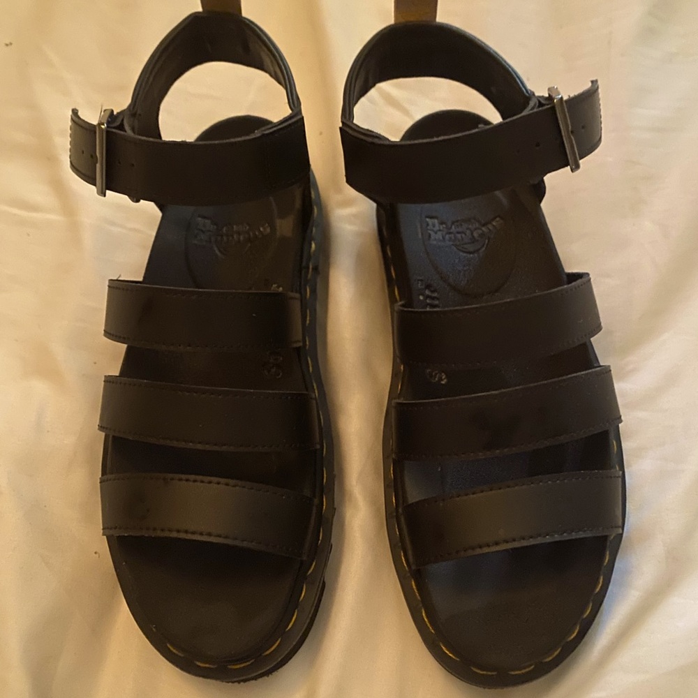 Dr martens black sandals
